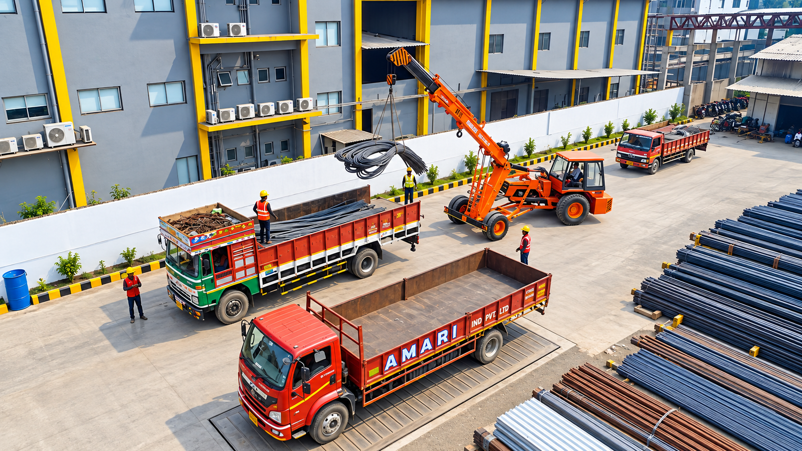 Amari Industries commercial delivery fleet and logistics dispatch